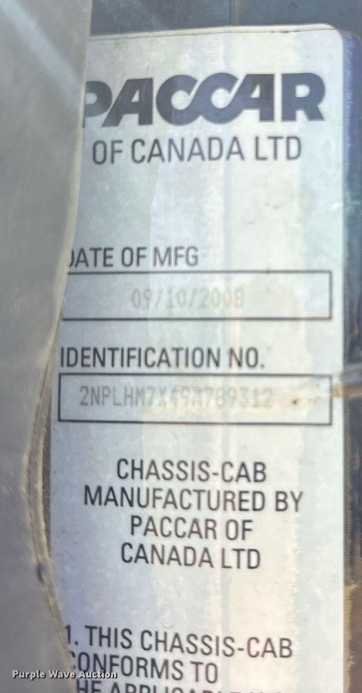 image for item DY0804 2009 Peterbilt 335 utility / service truck