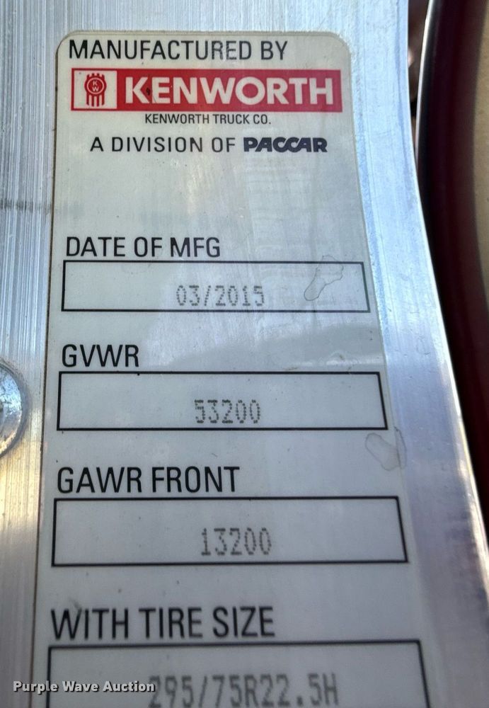 image for item DZ8771 2016 Kenworth T660 semi truck