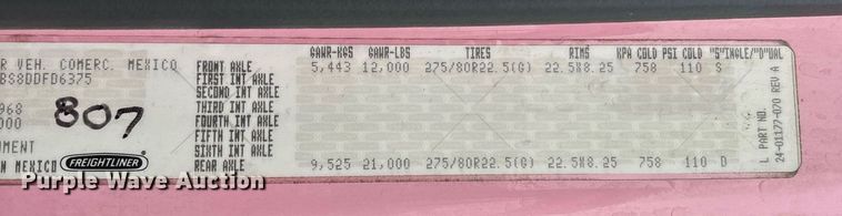 image for item EC1081 2013 Freightliner M2 box truck