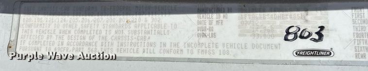 image for item EC1087 2013 Freightliner M2106 box truck