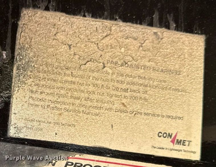 image for item ED4377 2005 Transcraft  drop deck trailer