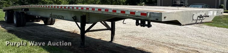 image for item ED4378 2016 Benson flatbed trailer