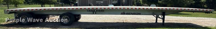 image for item ED4378 2016 Benson flatbed trailer