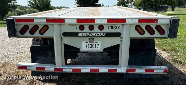 image for item ED4378 2016 Benson flatbed trailer