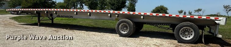 image for item ED4378 2016 Benson flatbed trailer