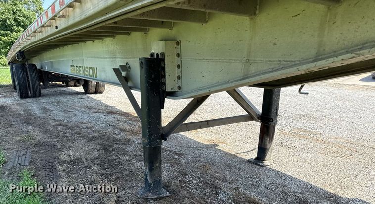image for item ED4378 2016 Benson flatbed trailer