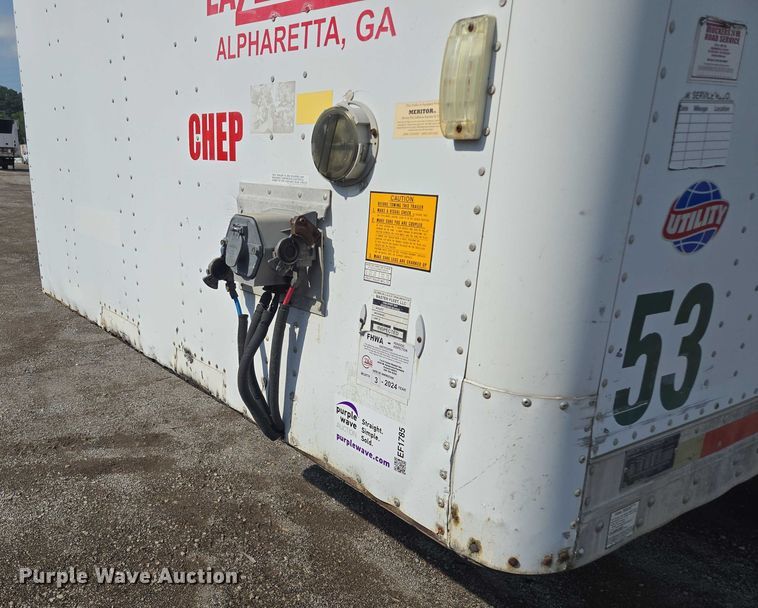image for item EF1785 2005 Utility Trailers VS2DC dry van trailer