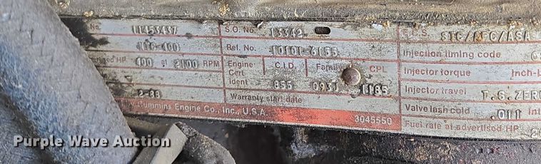 image for item EF1795 1988 WhiteGMC WIA Areo semi truck