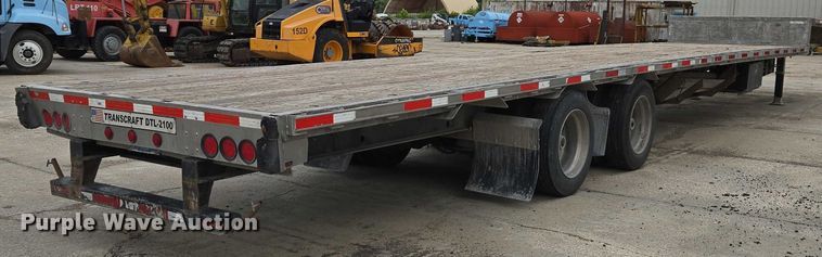 image for item EM2154 2014 Transcraft Deagle II 53x102 drop deck trailer