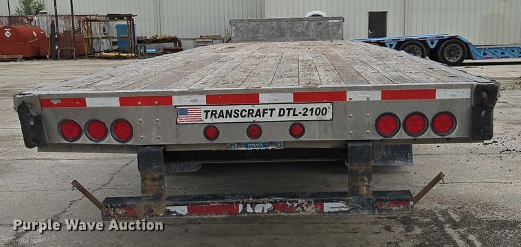 image for item EM2154 2014 Transcraft Deagle II 53x102 drop deck trailer
