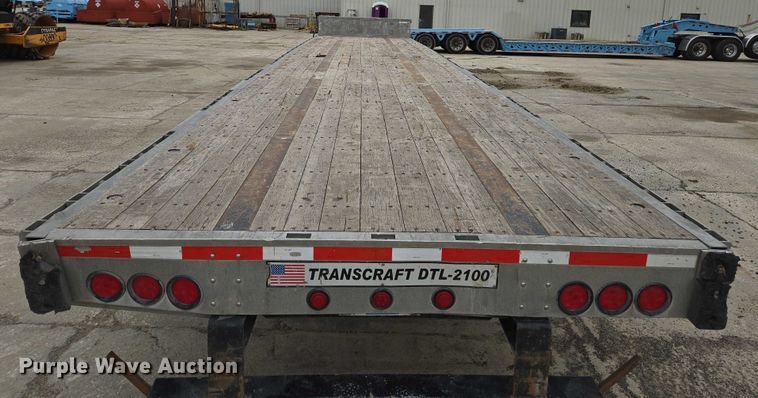 image for item EM2154 2014 Transcraft Deagle II 53x102 drop deck trailer