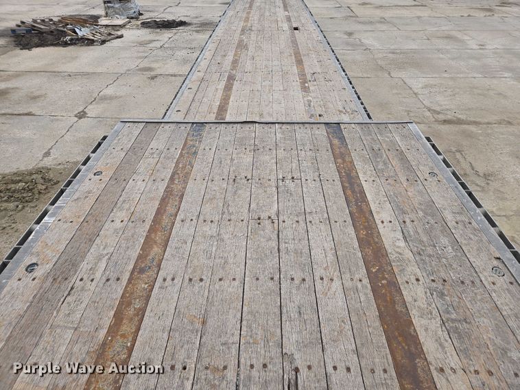 image for item EM2154 2014 Transcraft Deagle II 53x102 drop deck trailer