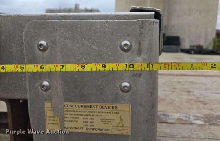 image for item EM2154 2014 Transcraft Deagle II 53x102 drop deck trailer