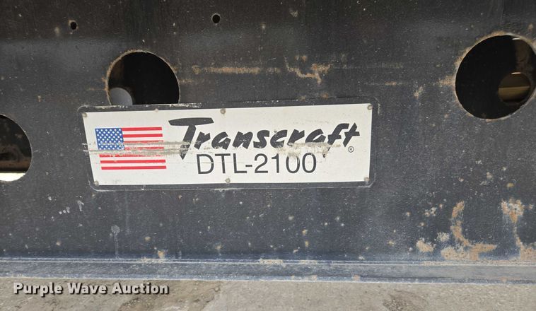 image for item EM2154 2014 Transcraft Deagle II 53x102 drop deck trailer