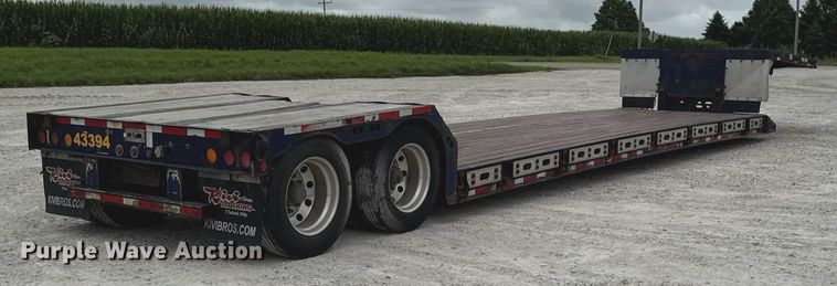 image for item EM2170 2012 Trail King TK54MG-482  lowboy equipment trailer