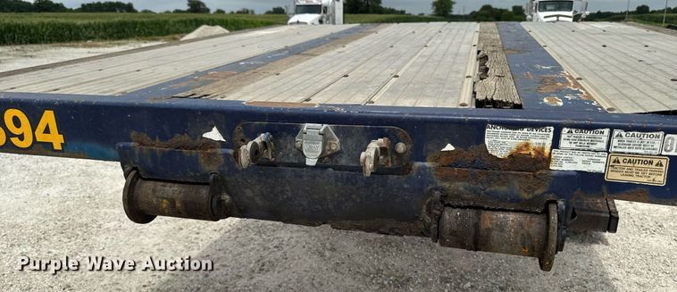 image for item EM2170 2012 Trail King TK54MG-482  lowboy equipment trailer