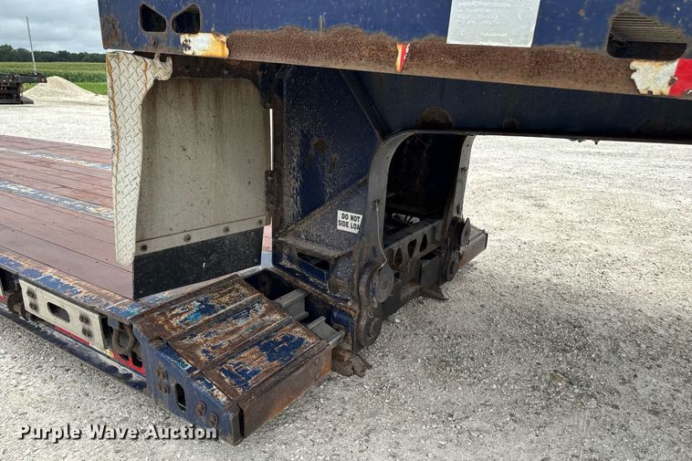 image for item EM2170 2012 Trail King TK54MG-482  lowboy equipment trailer