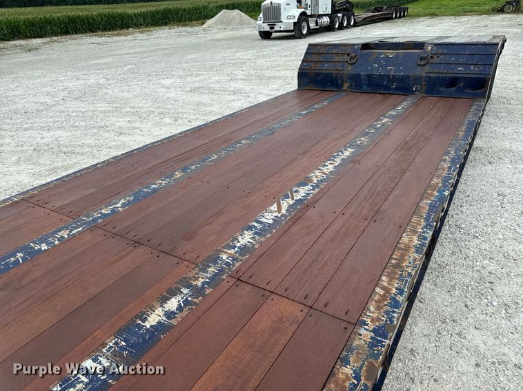 image for item EM2170 2012 Trail King TK54MG-482  lowboy equipment trailer