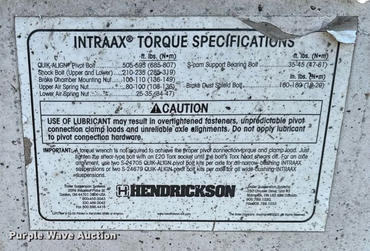image for item EM2185 Rear axle assembly