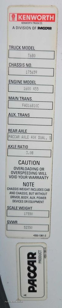 image for item EO4558 2018 Kenworth T680 semi truck