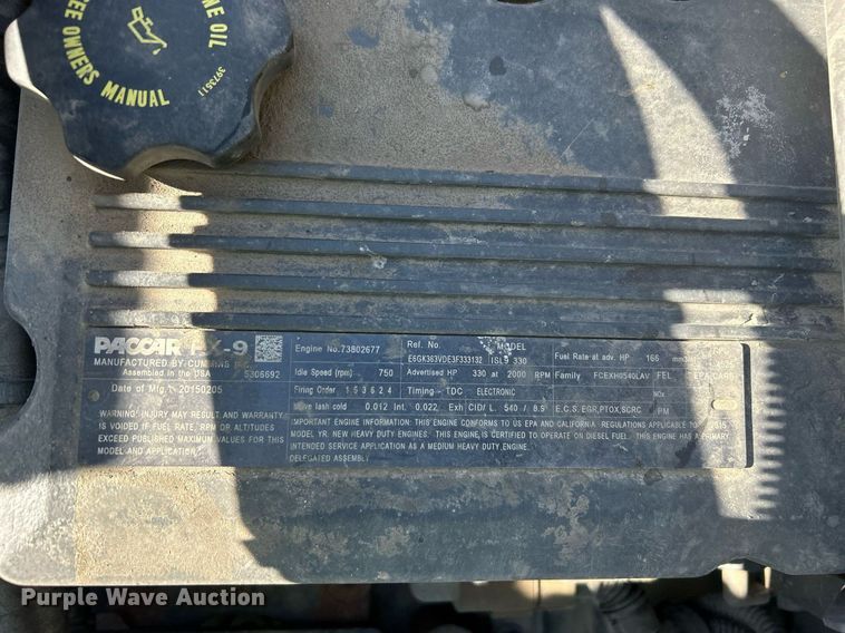 image for item EQ0512 2016 Peterbilt 337 utility / service truck