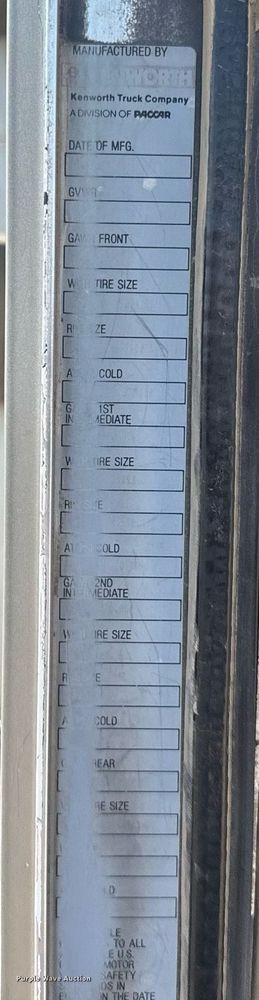 image for item ER2170 1996 Kenworth T600 semi truck