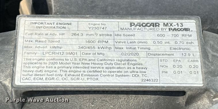 image for item EU2020 2021 Kenworth T680 semi truck