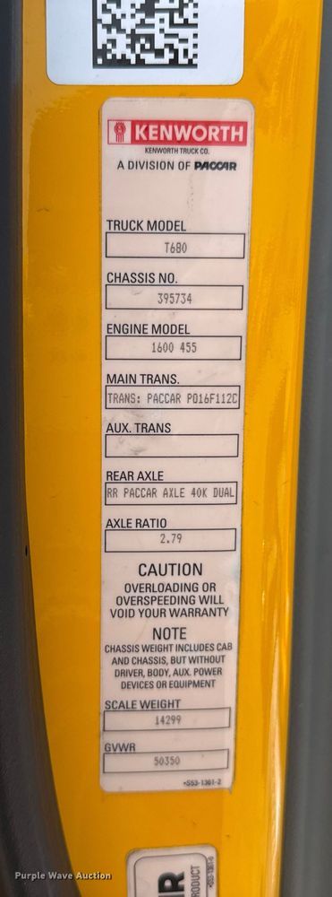 image for item EU2020 2021 Kenworth T680 semi truck