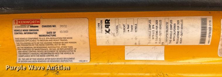 image for item EU2022 2021 Kenworth T680 semi truck