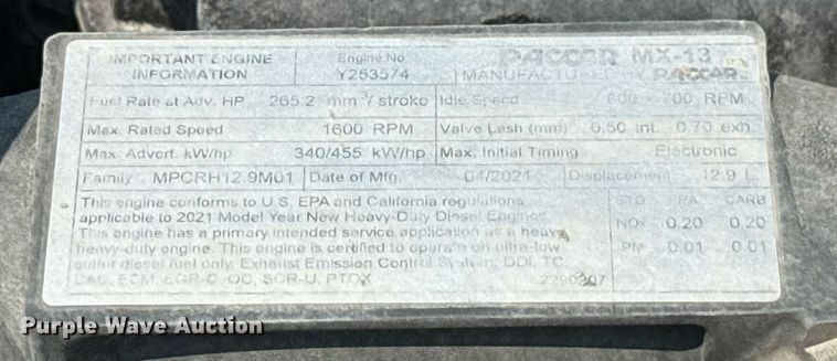 image for item EU2023 2022 Kenworth T680 semi truck