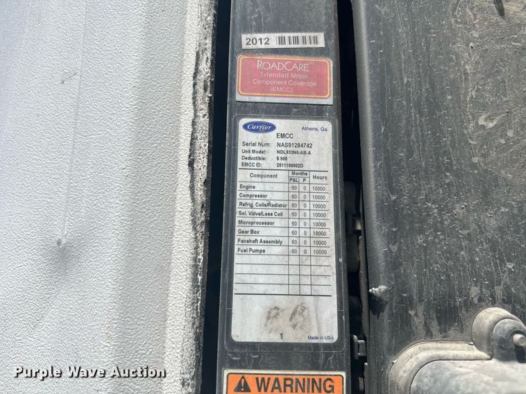 image for item YA0433 2013 Great Dane refrigerated van trailer