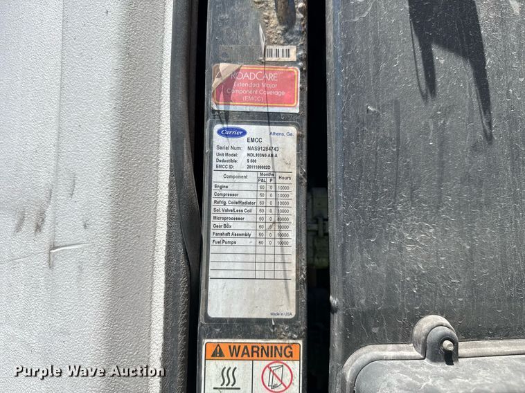 image for item YA0434 2013 Great Dane refrigerated van trailer