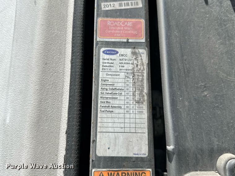 image for item YA0435 2013 Great Dane refrigerated van trailer