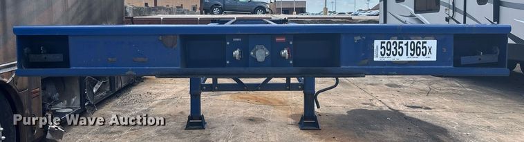 image for item YA0596 2023 RO-ME MX-GN-40 container chassis trailer