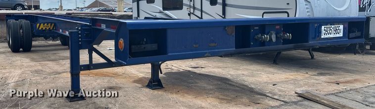 image for item YA0596 2023 RO-ME MX-GN-40 container chassis trailer