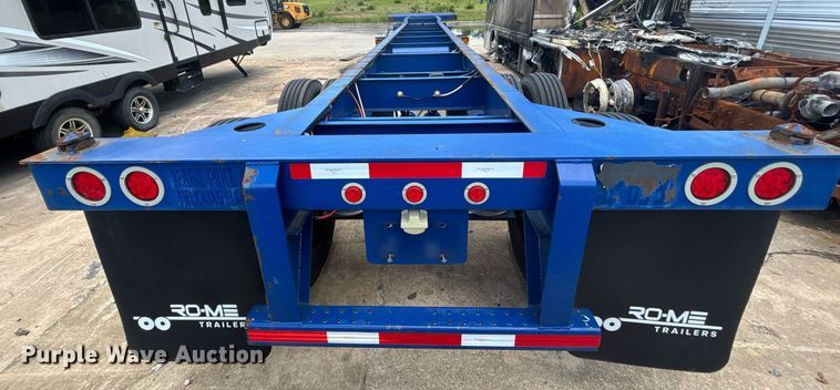 image for item YA0596 2023 RO-ME MX-GN-40 container chassis trailer