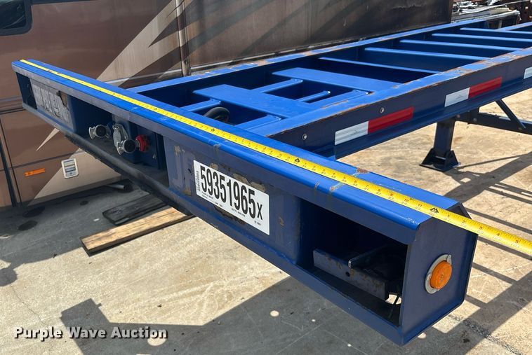 image for item YA0596 2023 RO-ME MX-GN-40 container chassis trailer