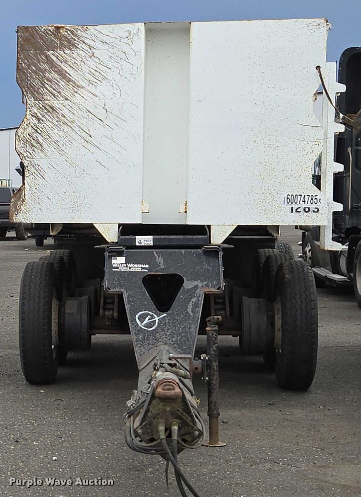 image for item YA0778 2021 Workman end dump pup trailer