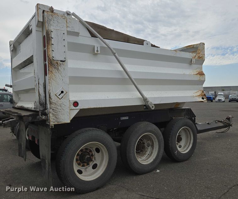 image for item YA0778 2021 Workman end dump pup trailer