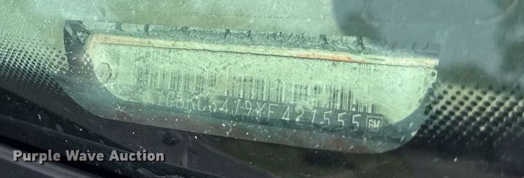 image for item DJ9659 2000 Chevrolet C3500 dump flatbed pickup truck