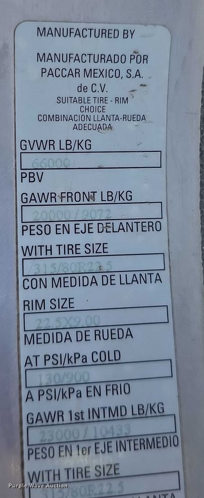 image for item DR3945 2016 Peterbilt 320 refuse truck