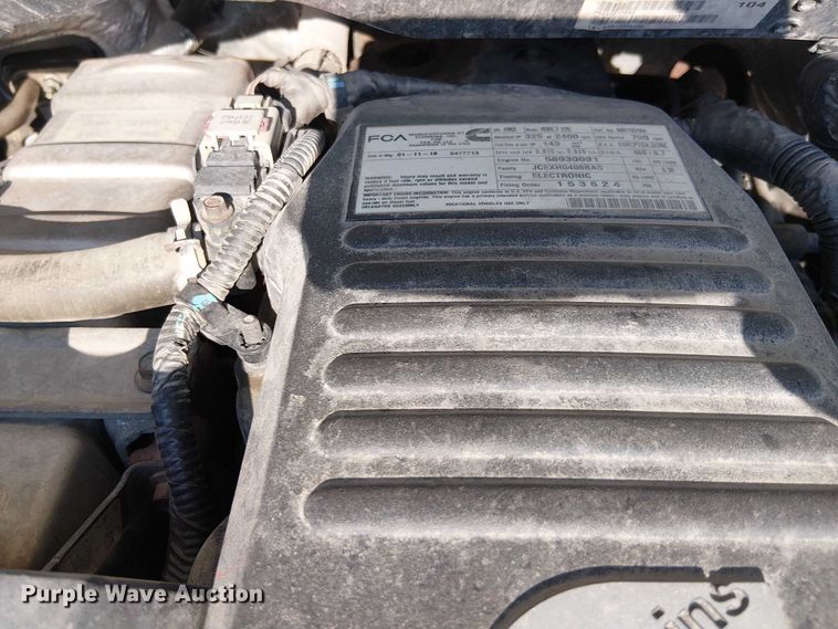 image for item DS3857 2018 Dodge Ram 5500 flatbed truck