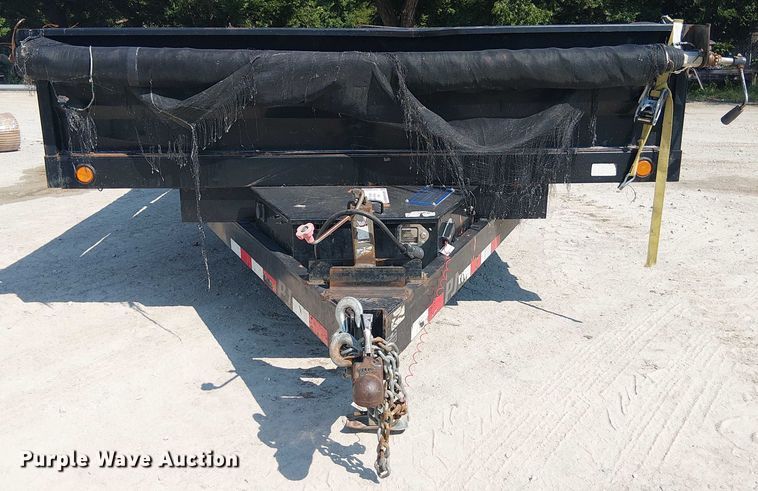 image for item DS3859 2015 PJ Trailers D8142 dump trailer