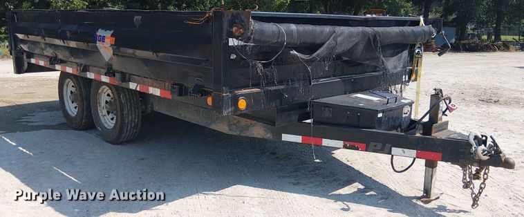 image for item DS3859 2015 PJ Trailers D8142 dump trailer