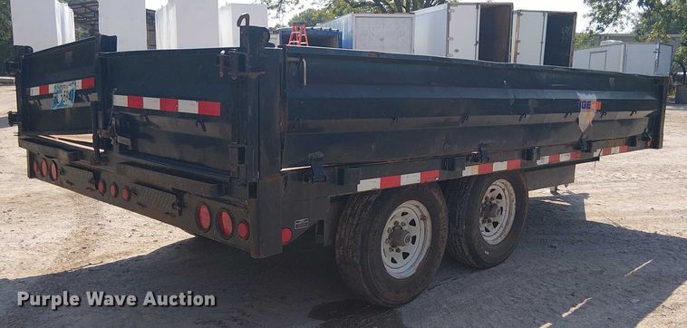 image for item DS3859 2015 PJ Trailers D8142 dump trailer