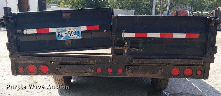 image for item DS3859 2015 PJ Trailers D8142 dump trailer
