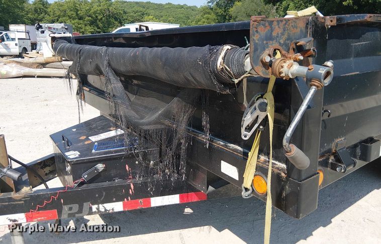 image for item DS3859 2015 PJ Trailers D8142 dump trailer