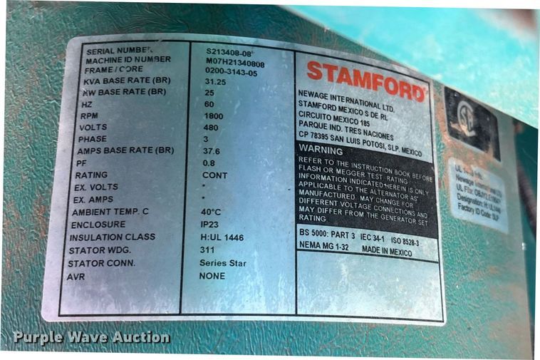 image for item DT6689 Cummins DKAE-5879763 generator