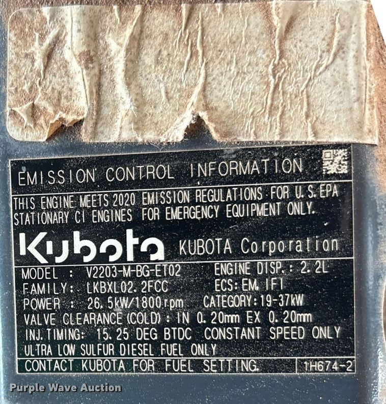 image for item DT6690 Cummins C20 D6 generator