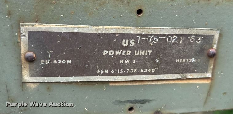 image for item DT6701 Limited Depot Overhaul M116 utility trailer